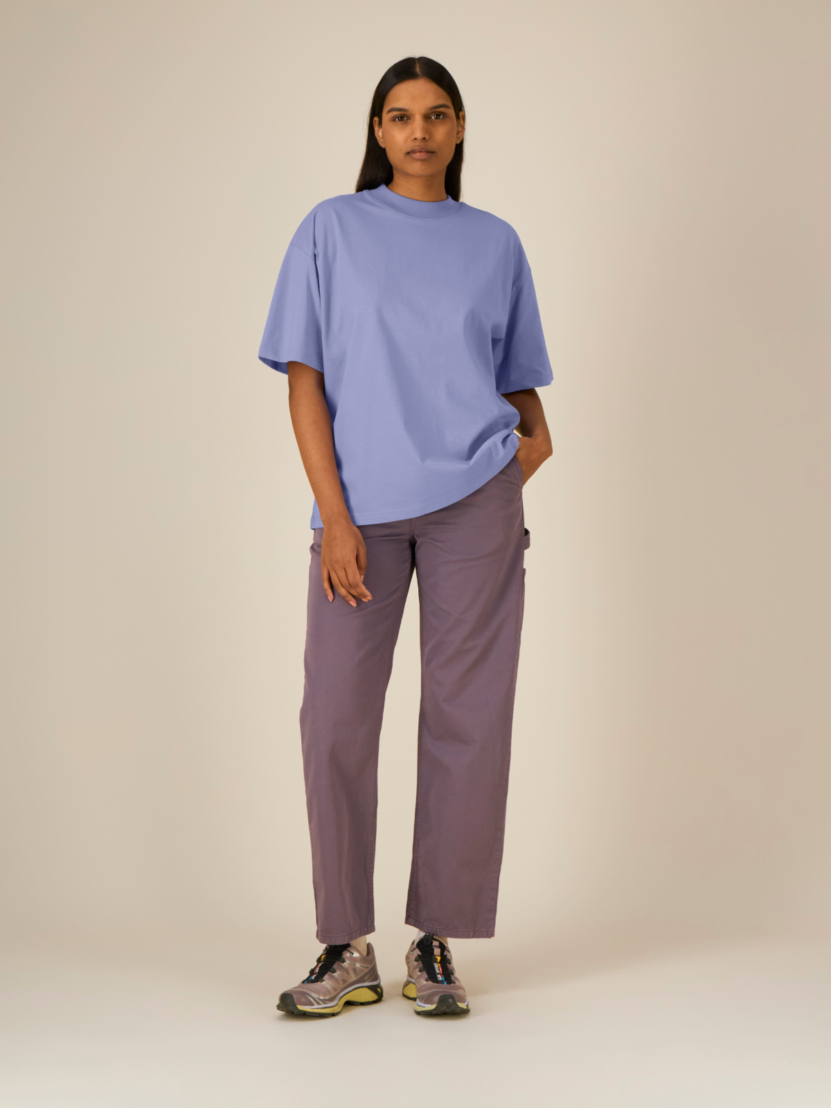 Unisex T-Shirt "Moin" - Violet