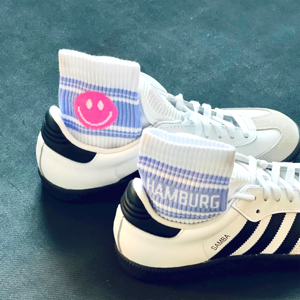 Happy Hamburg Smiley Socken