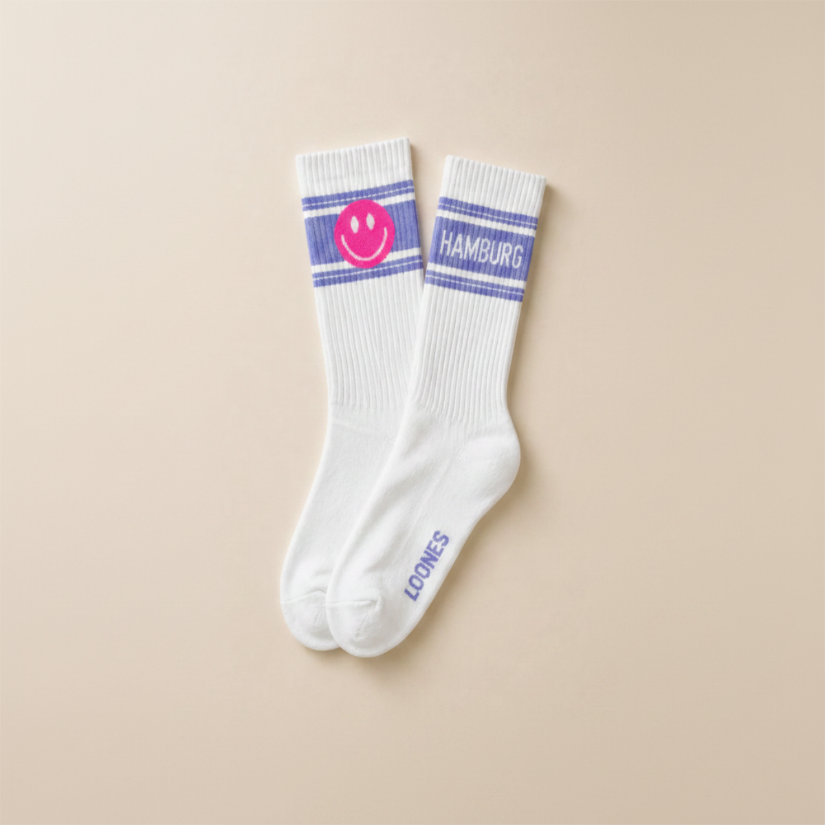 Happy Hamburg Smiley Socken