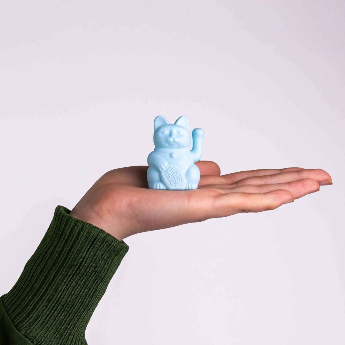 Lucky Cat Solar - Light Blue