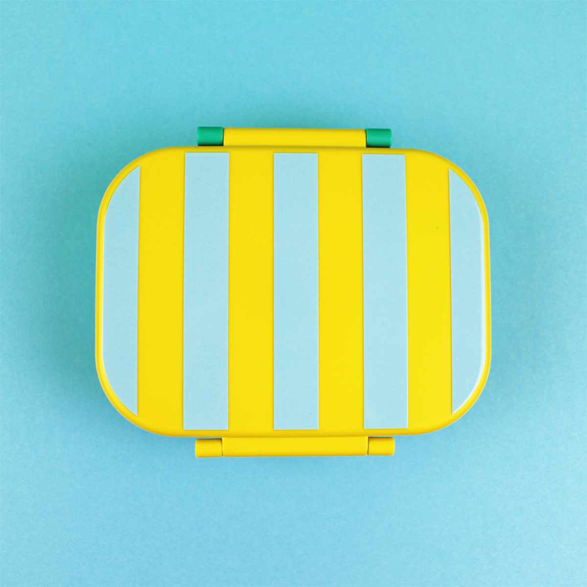 Lunchbox Stripes - Gelb/Hellblau/Grün