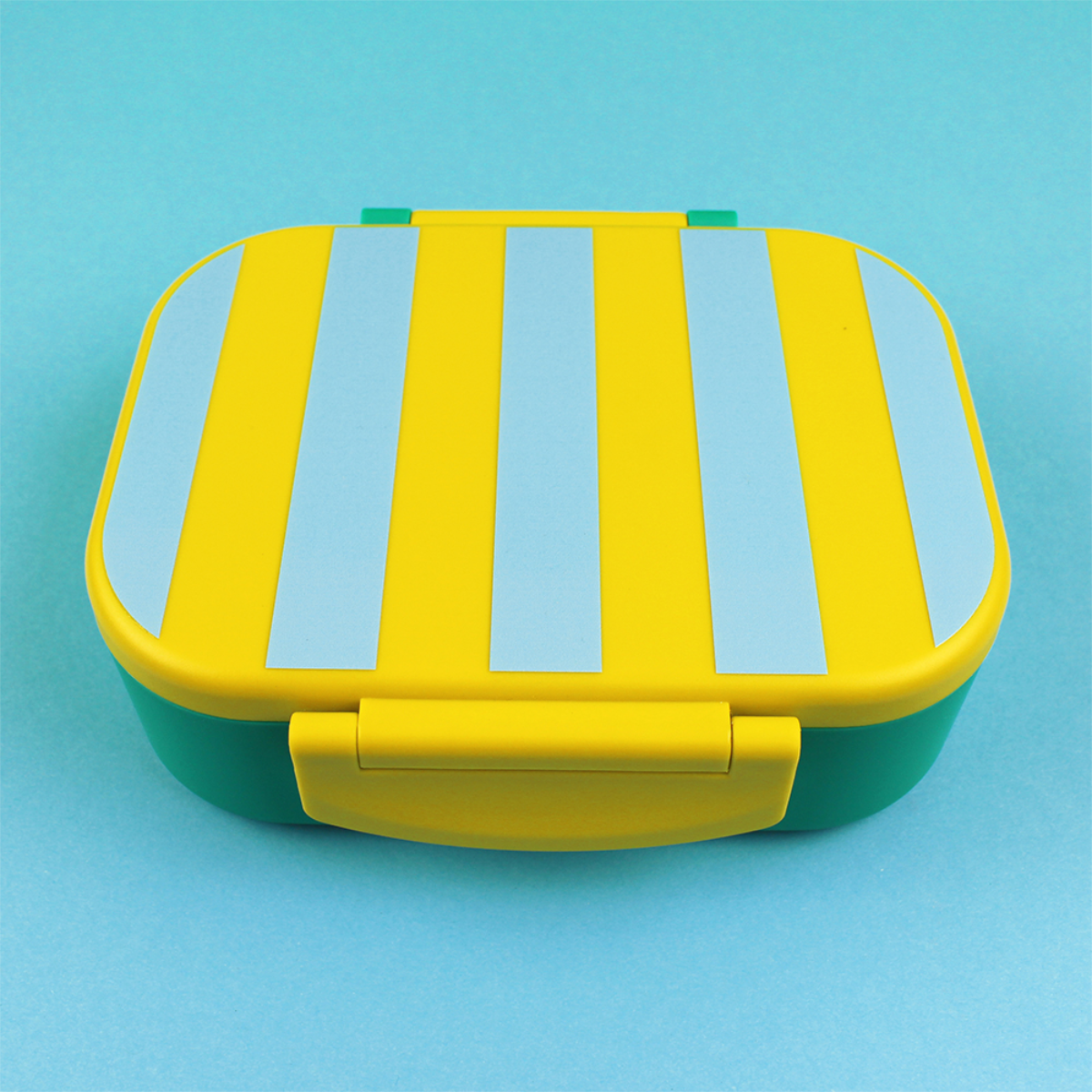 Lunchbox Stripes - Gelb/Hellblau/Grün