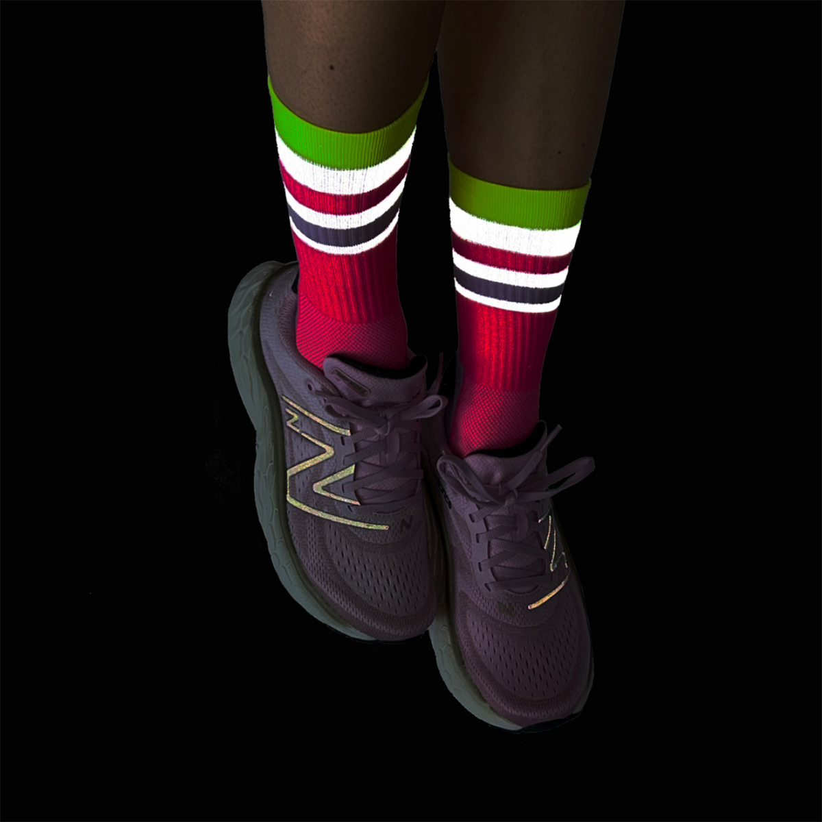 Reflektierende Socken - Ray Pink