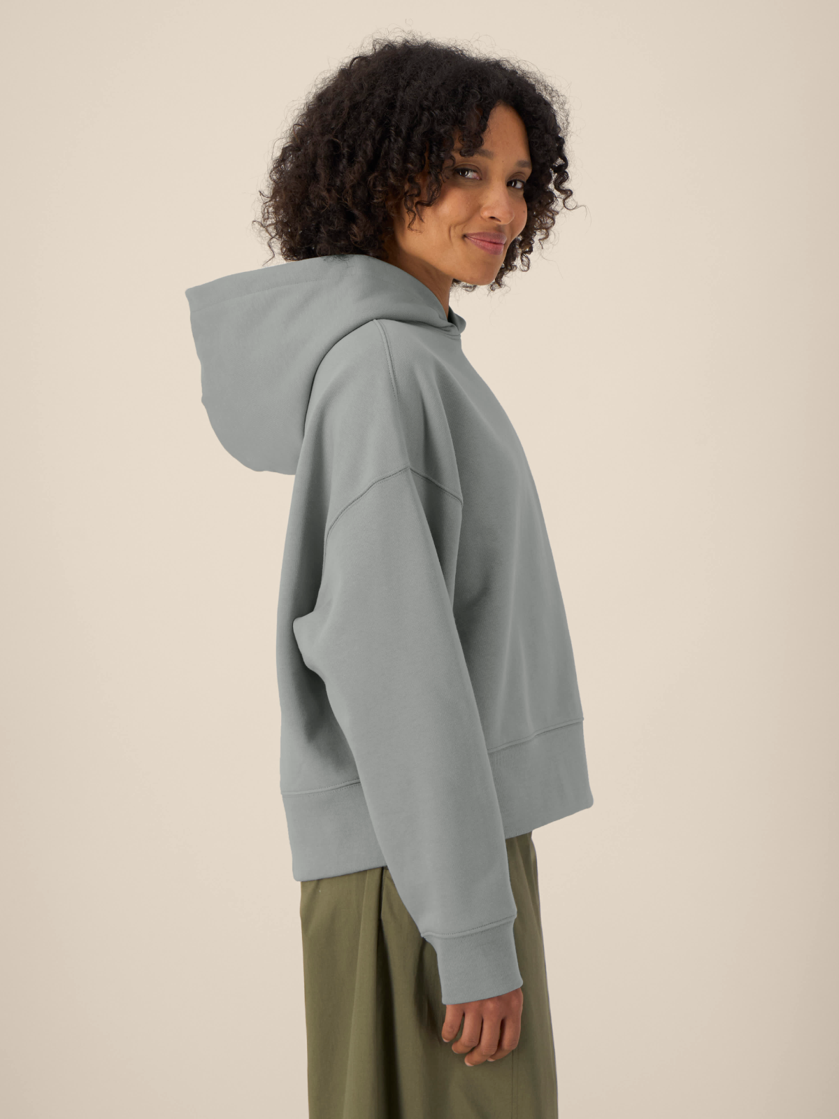 Unisex Hoodie "Moin" - Misty Grey