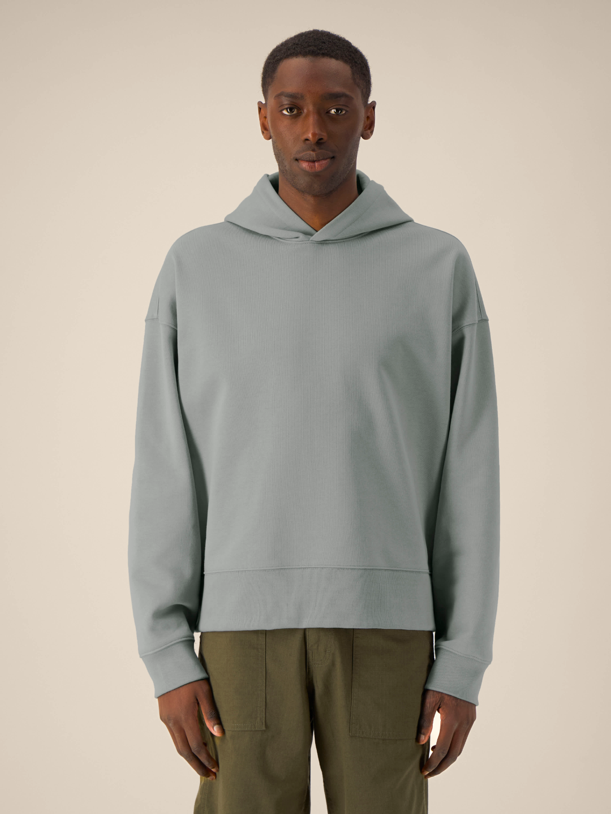 Unisex Hoodie "Moin" - Misty Grey