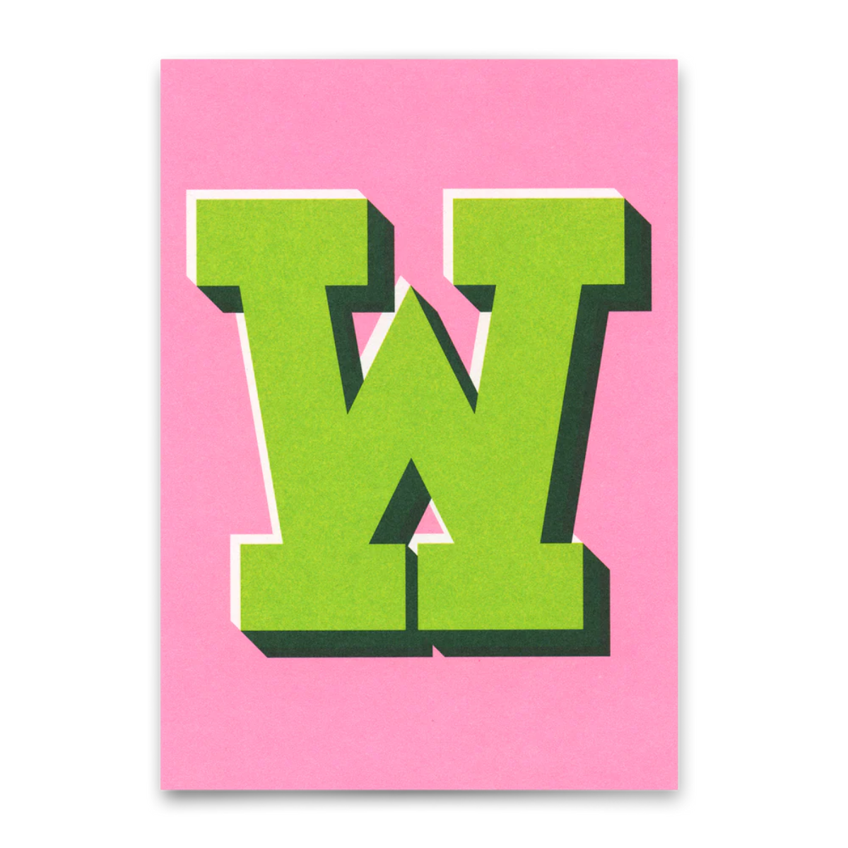 Postkarte - Buchstabe