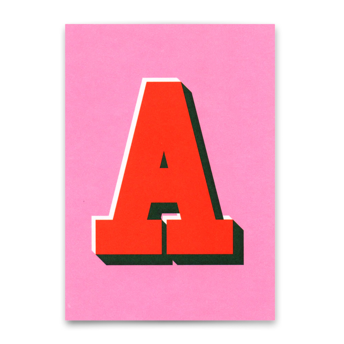 Postkarte - Buchstabe