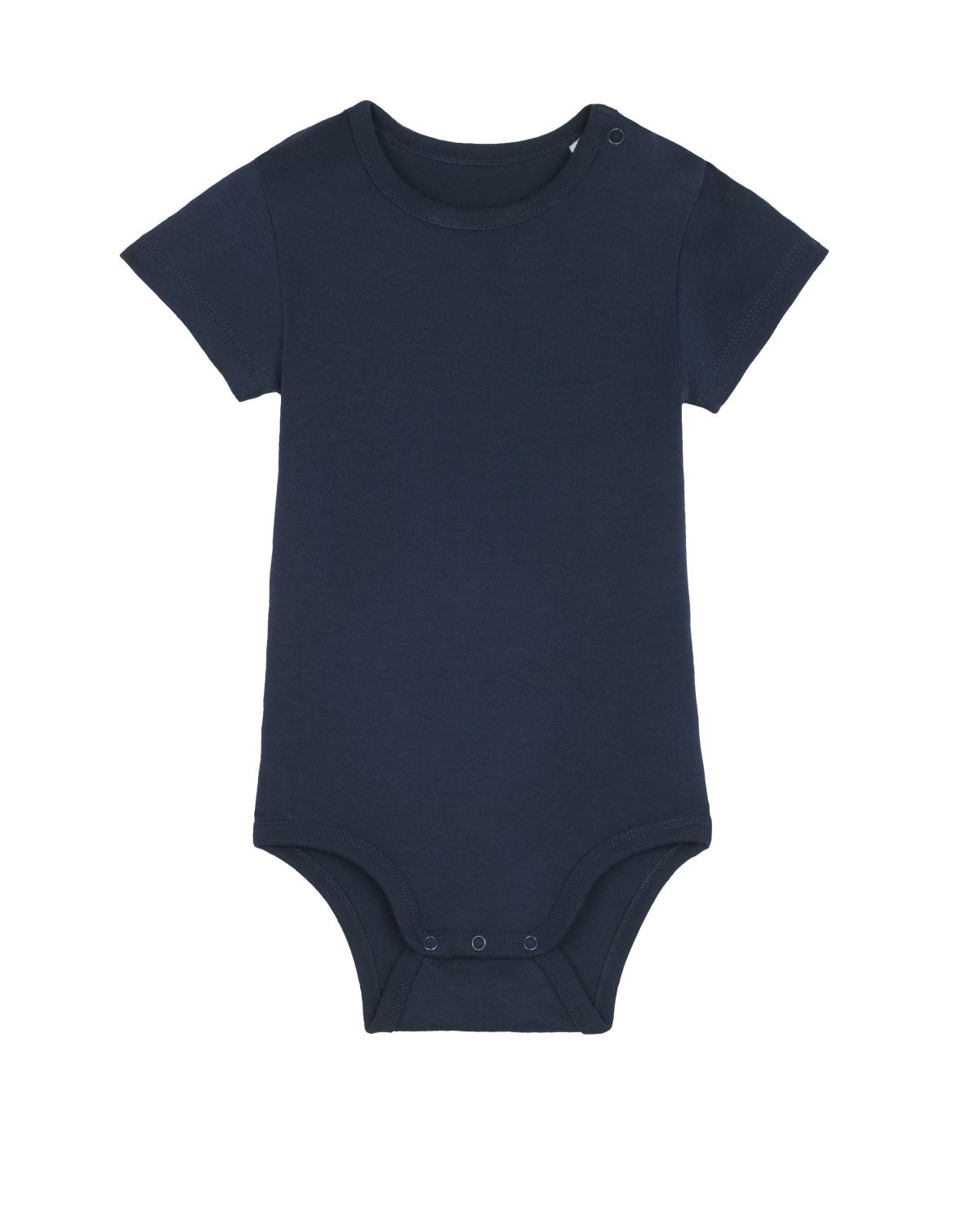 Baby Body "Moin Baby" Navy/Neonblau