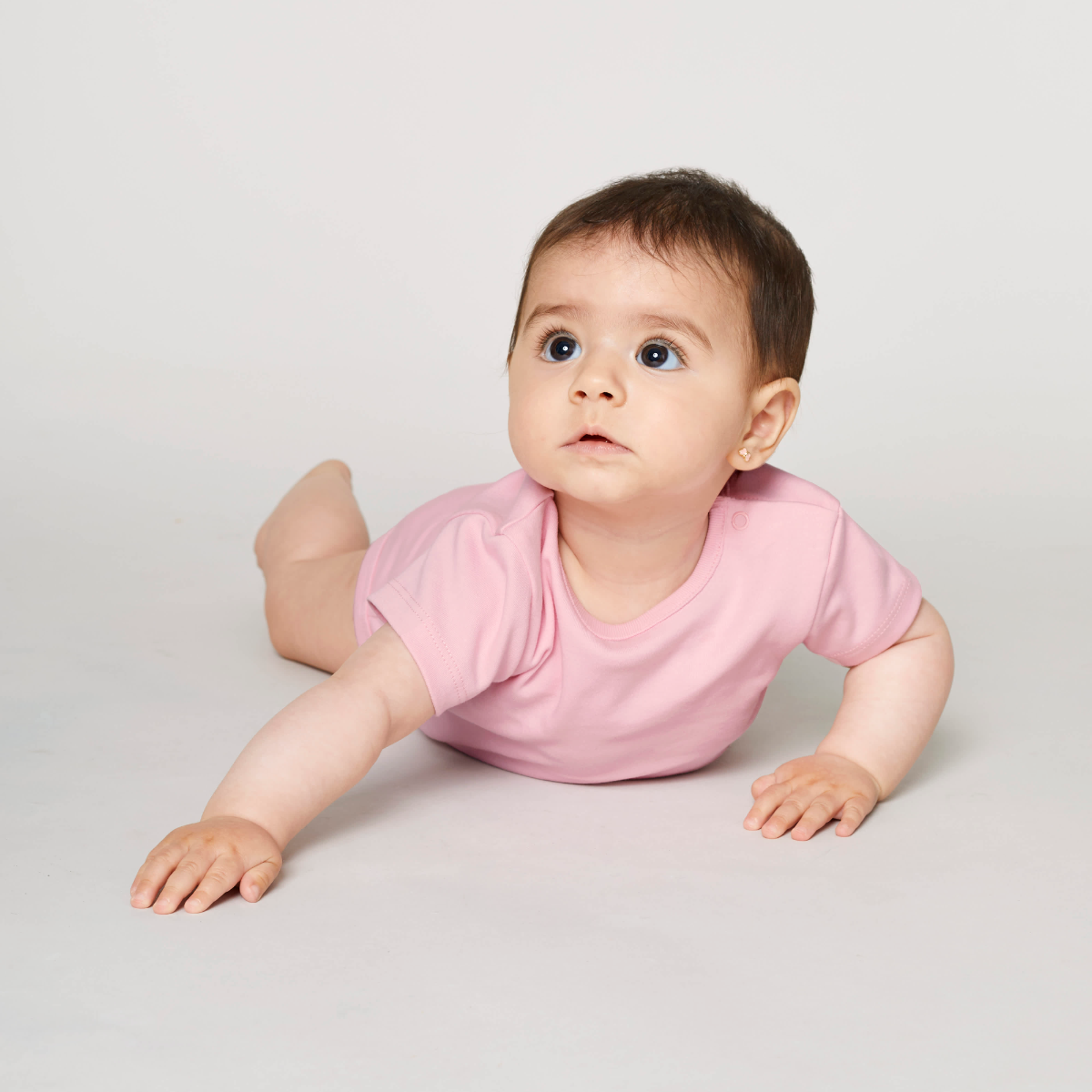 Baby Body "Moin Baby." - Cotton Pink/Neonrot