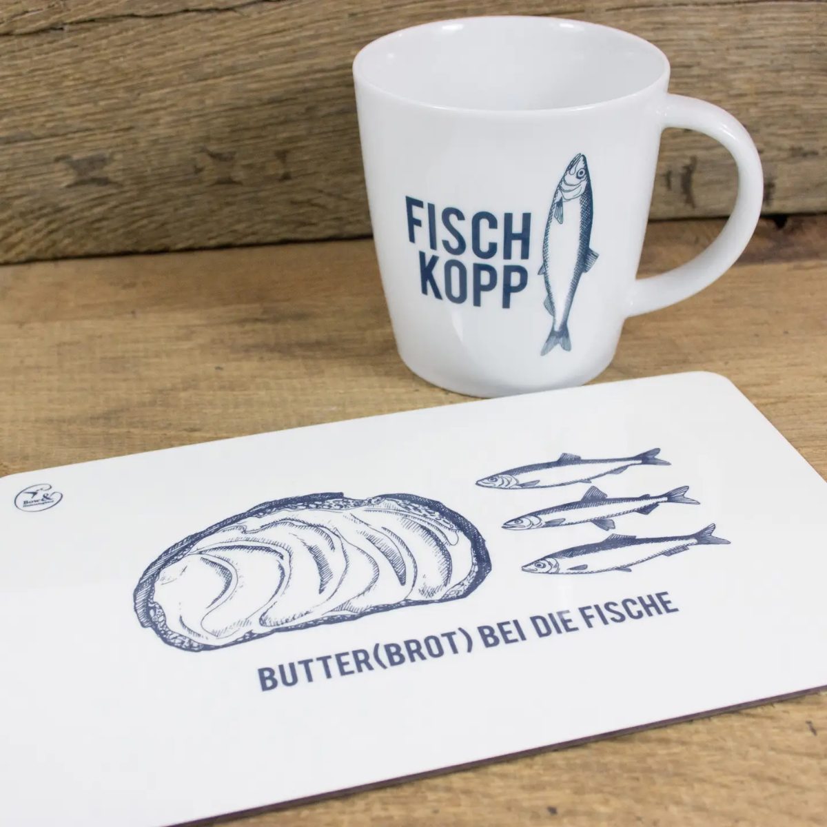 Frühstücksbrettchen - Butter(brot) bei die Fische