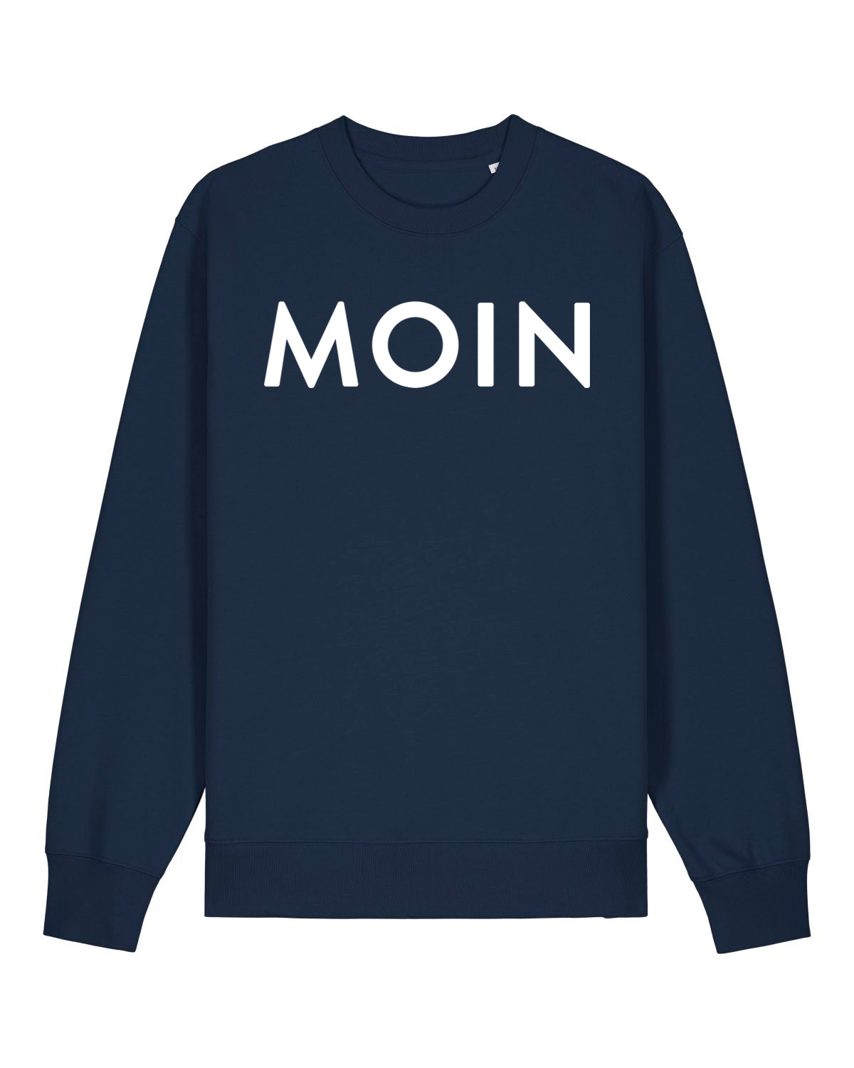 Sweatshirt &quot;Moin&quot; Blau/Weiss