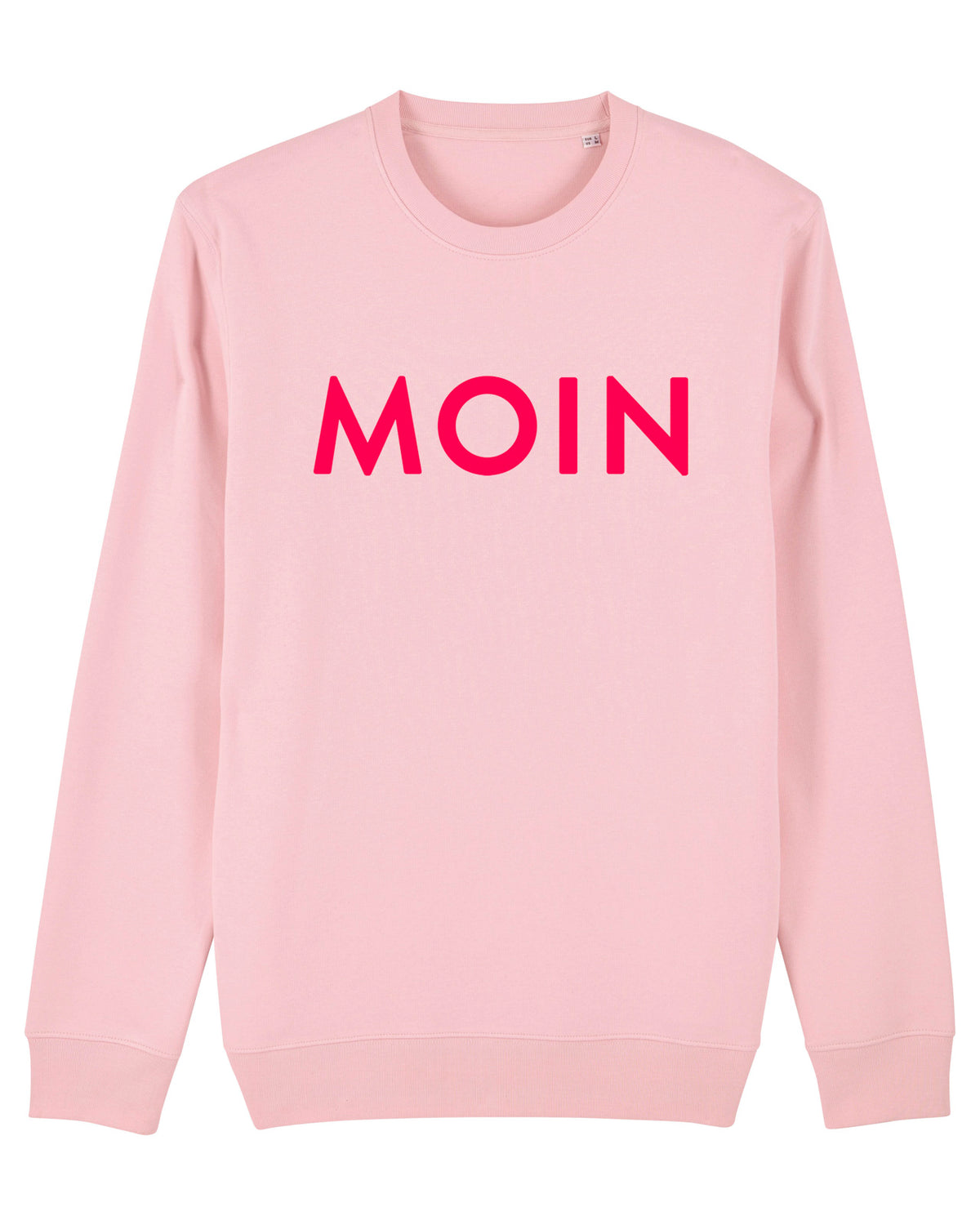 Sweatshirt &quot;Moin&quot; Cotton Pink/Neonrot