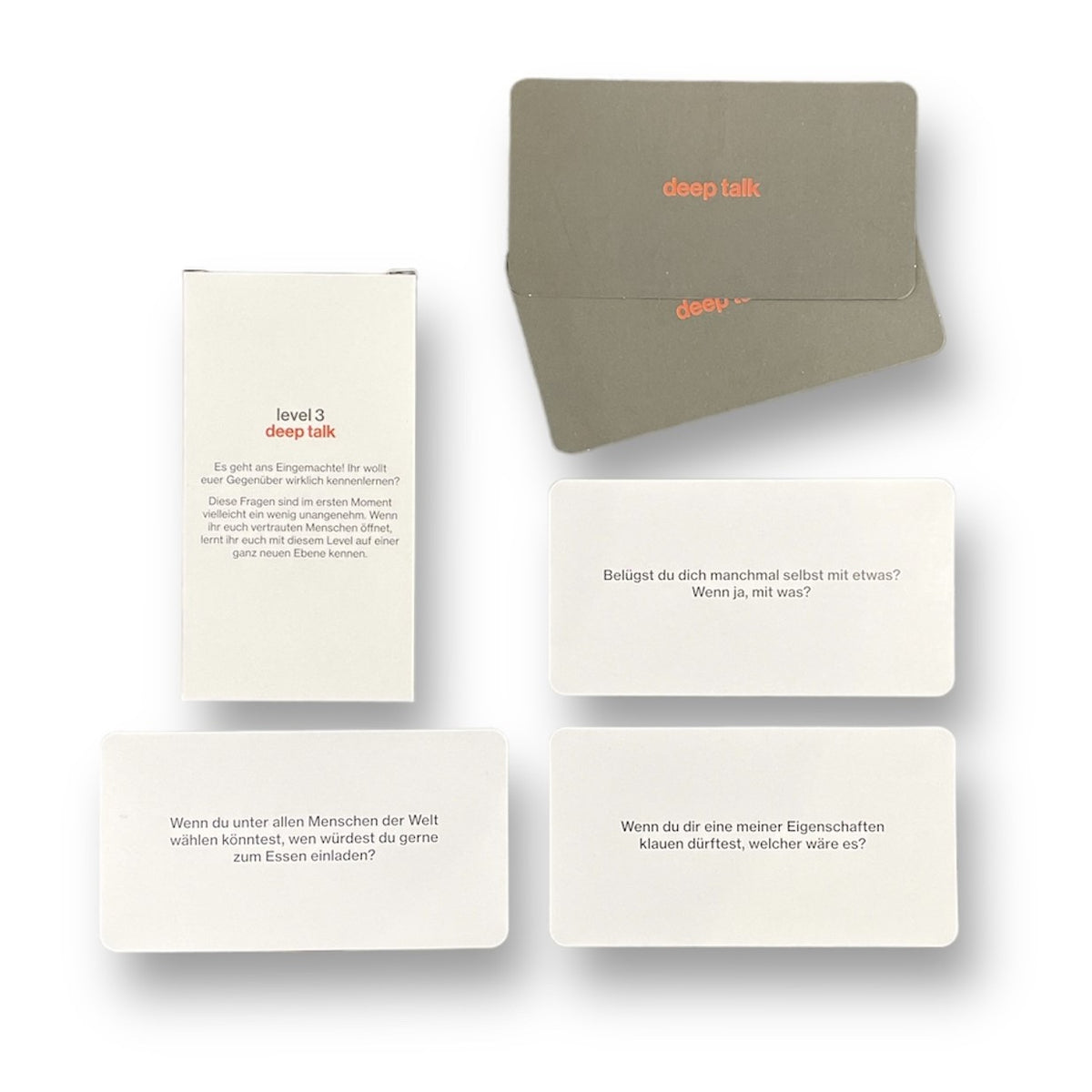 the deep talk - connection card game