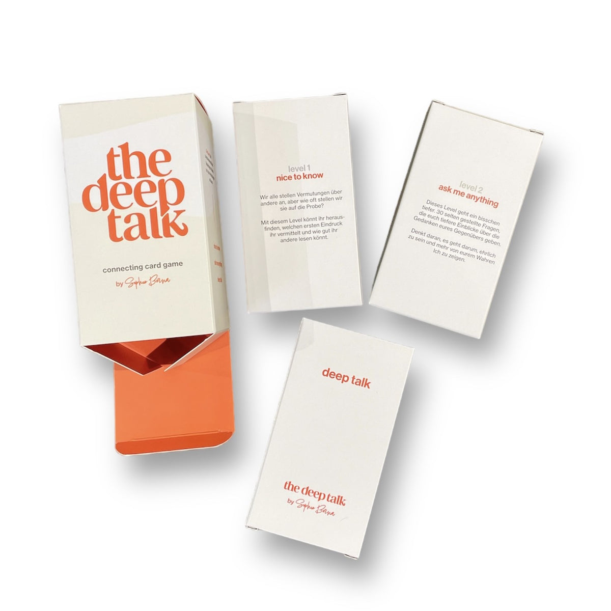 the deep talk - connection card game