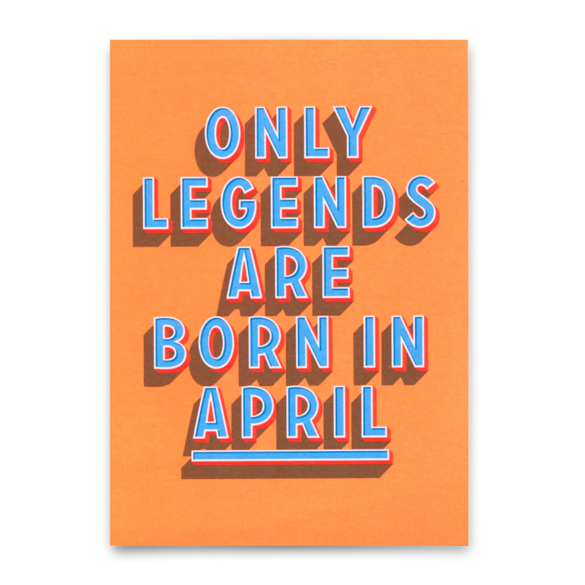 Postkarte - Legends April