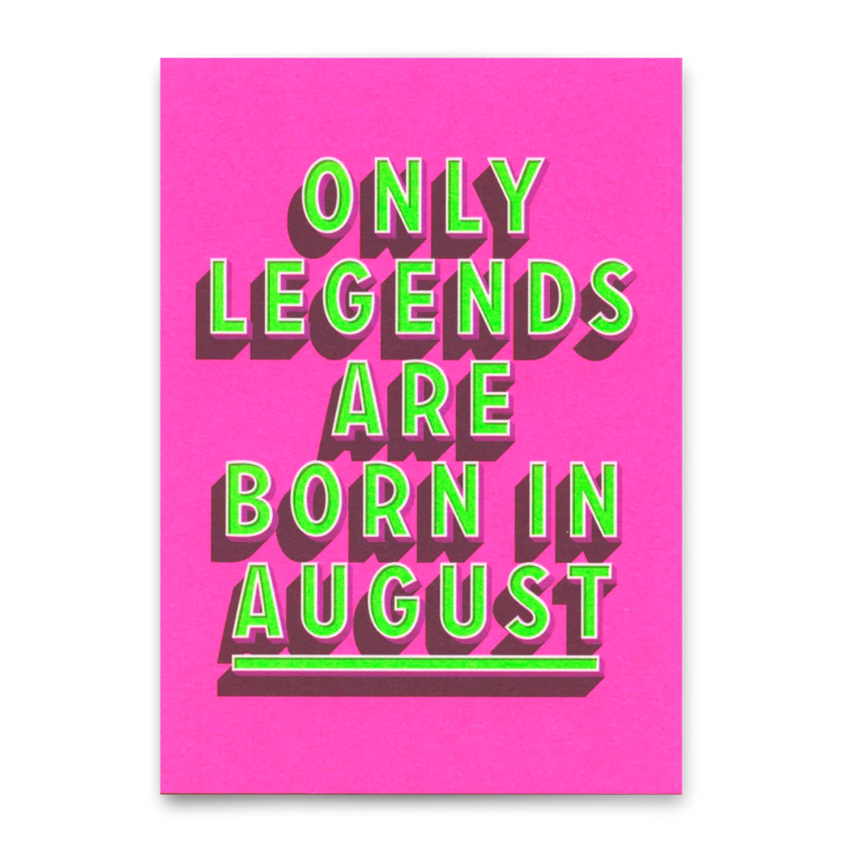 Postkarte - Legends August