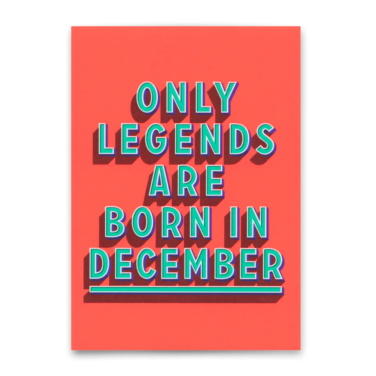 Postkarte - Legends December