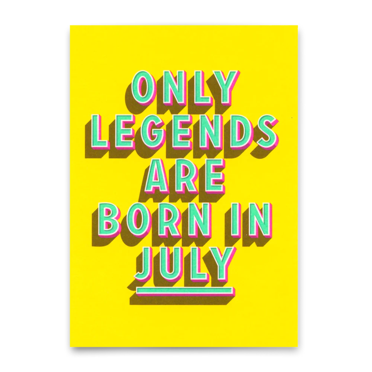 Postkarte - Legends July
