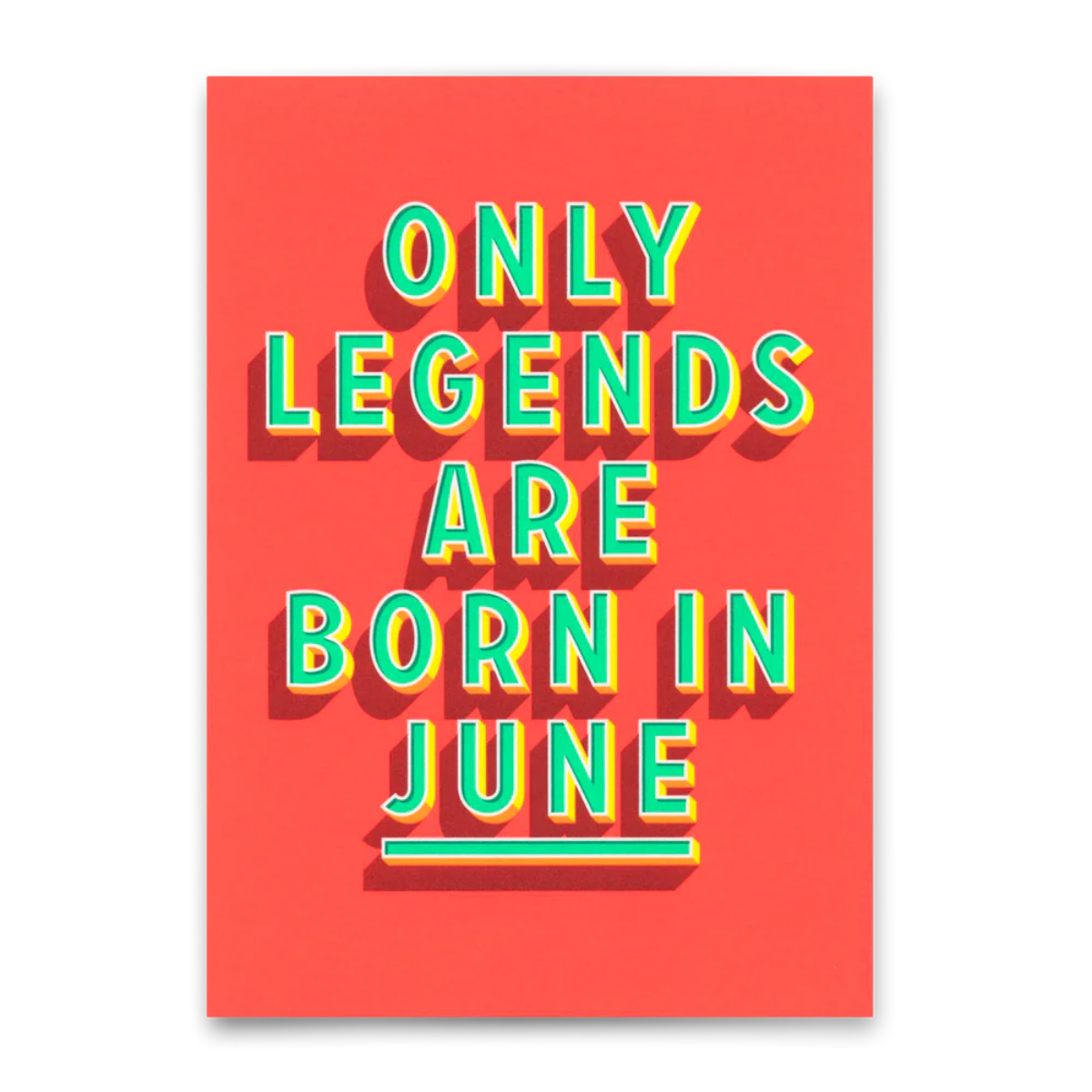 Postkarte - Legends June