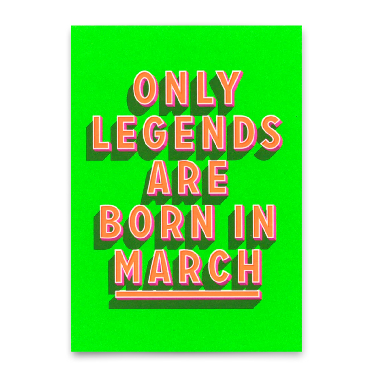 Postkarte - Legends March