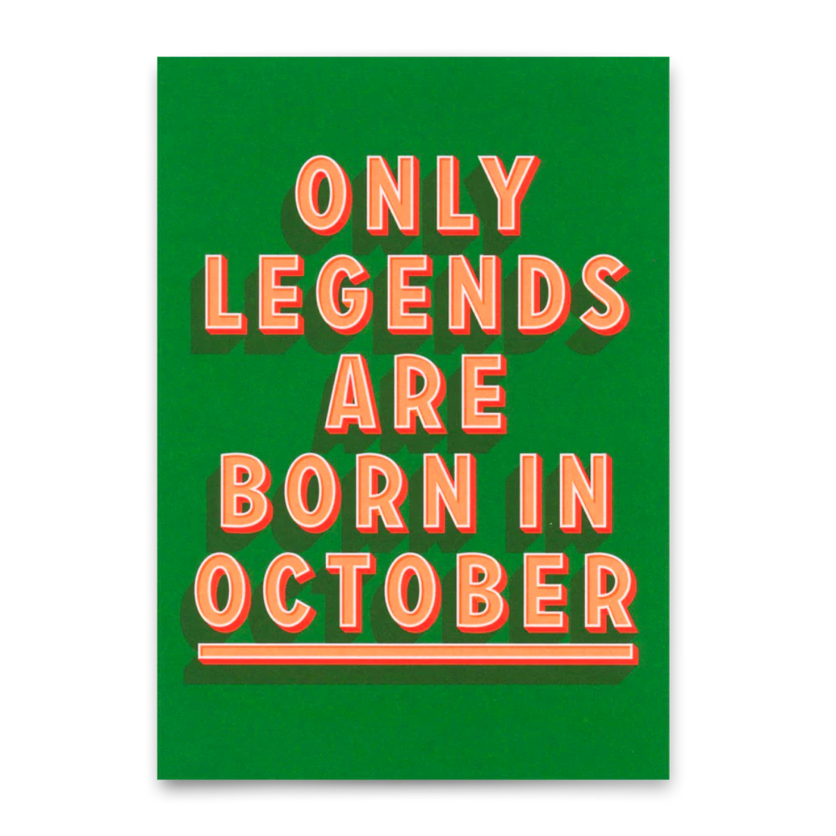 Postkarte - Legends October