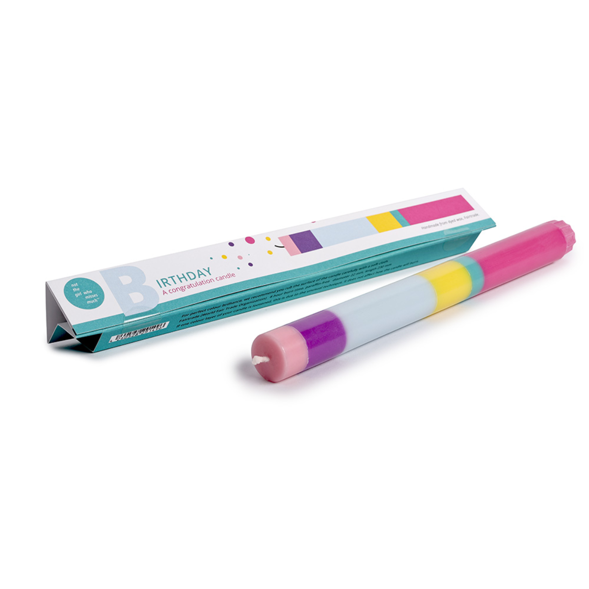 Grußkerze - Geburtstag