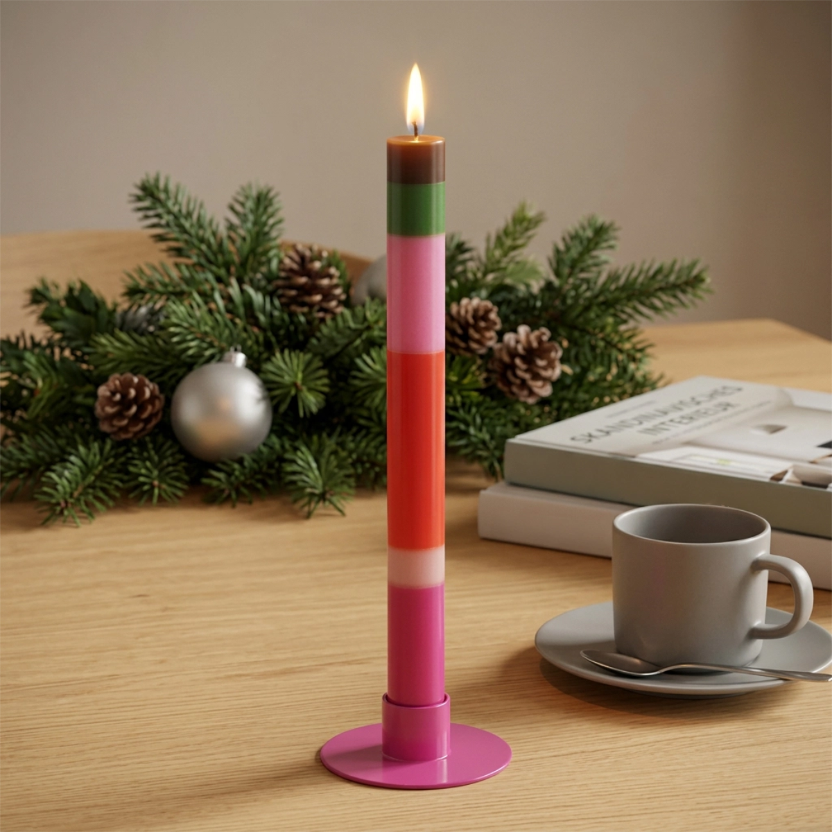 Grußkerze - Weihnachtsgruss