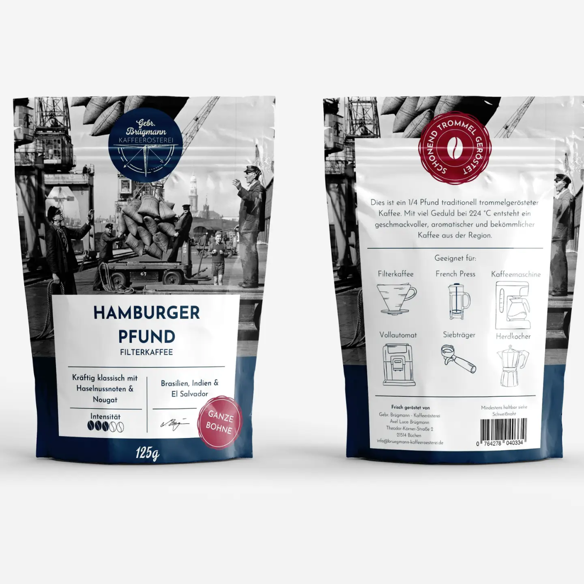 Hamburger Pfund Kaffee 125g