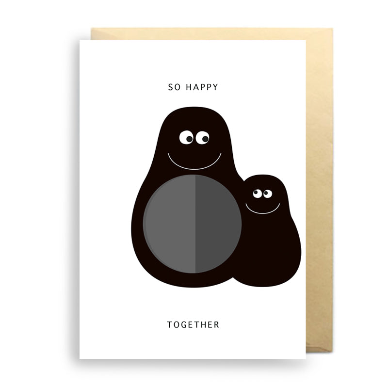 3D KLAPPKARTE "Happy Together" - not the girl who misses much