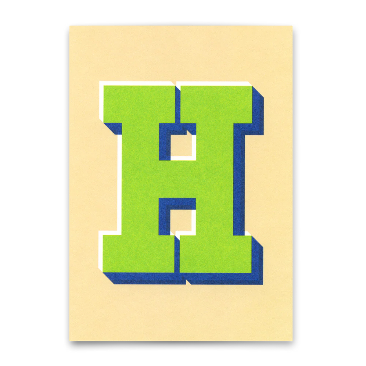 Postkarte - Buchstabe