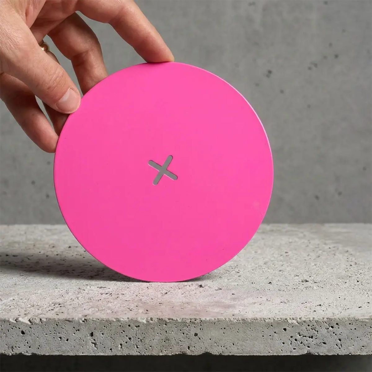 Kerzenteller Big POP - Neon Pink