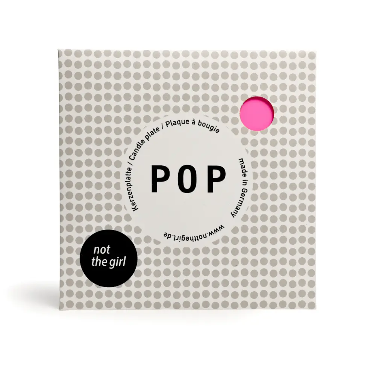 Kerzenteller Big POP - Neon Pink
