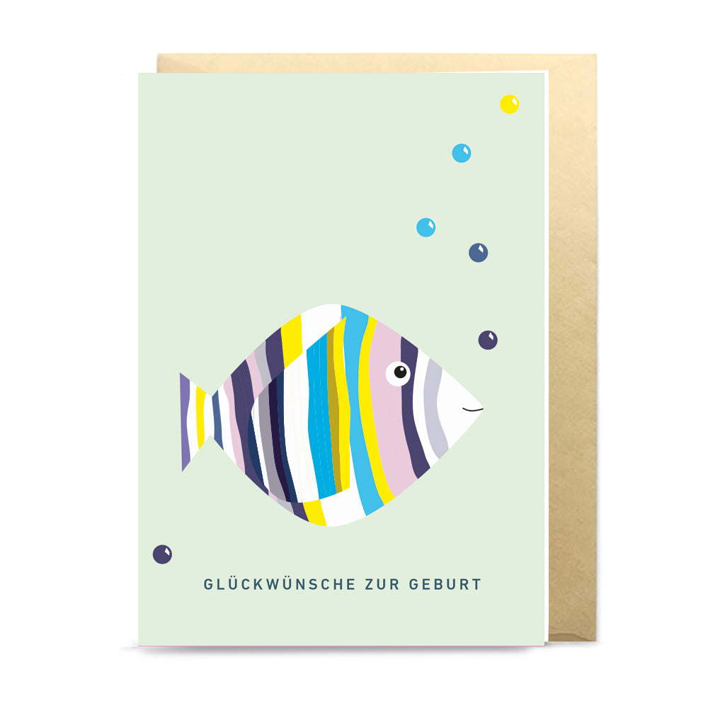 3D KLAPPKARTE "Fisch" - not the girl who misses much