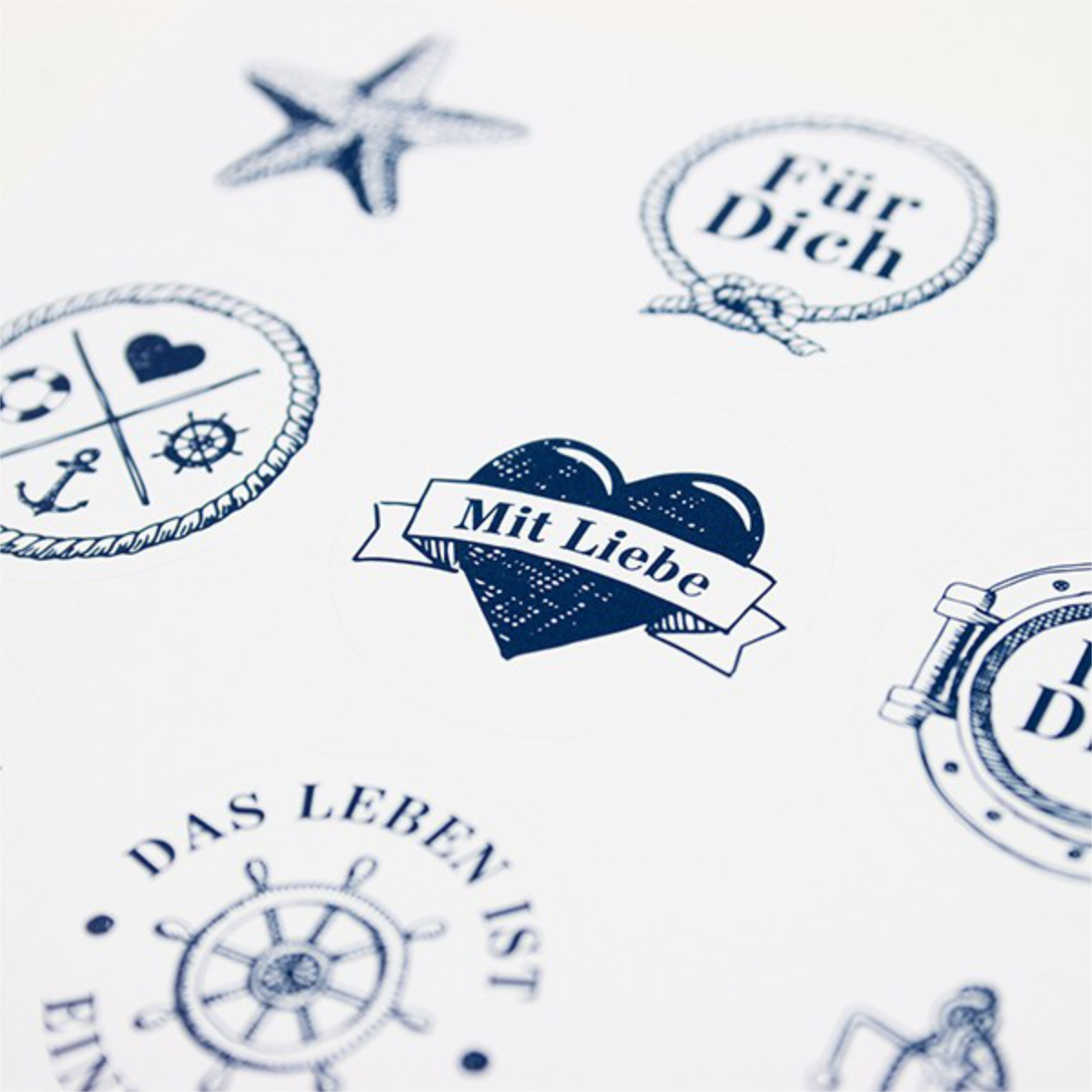 Stickerbogen - Lütte Sticker