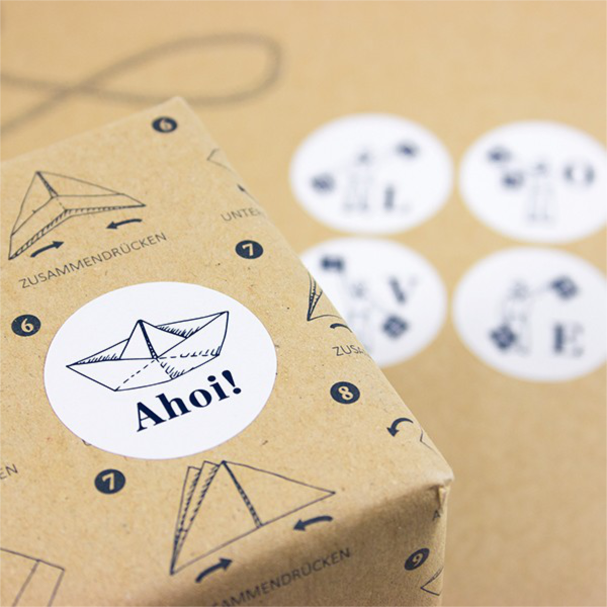 Stickerbogen - Lütte Sticker