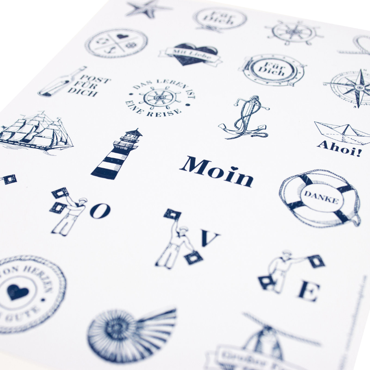 Stickerbogen - Lütte Sticker