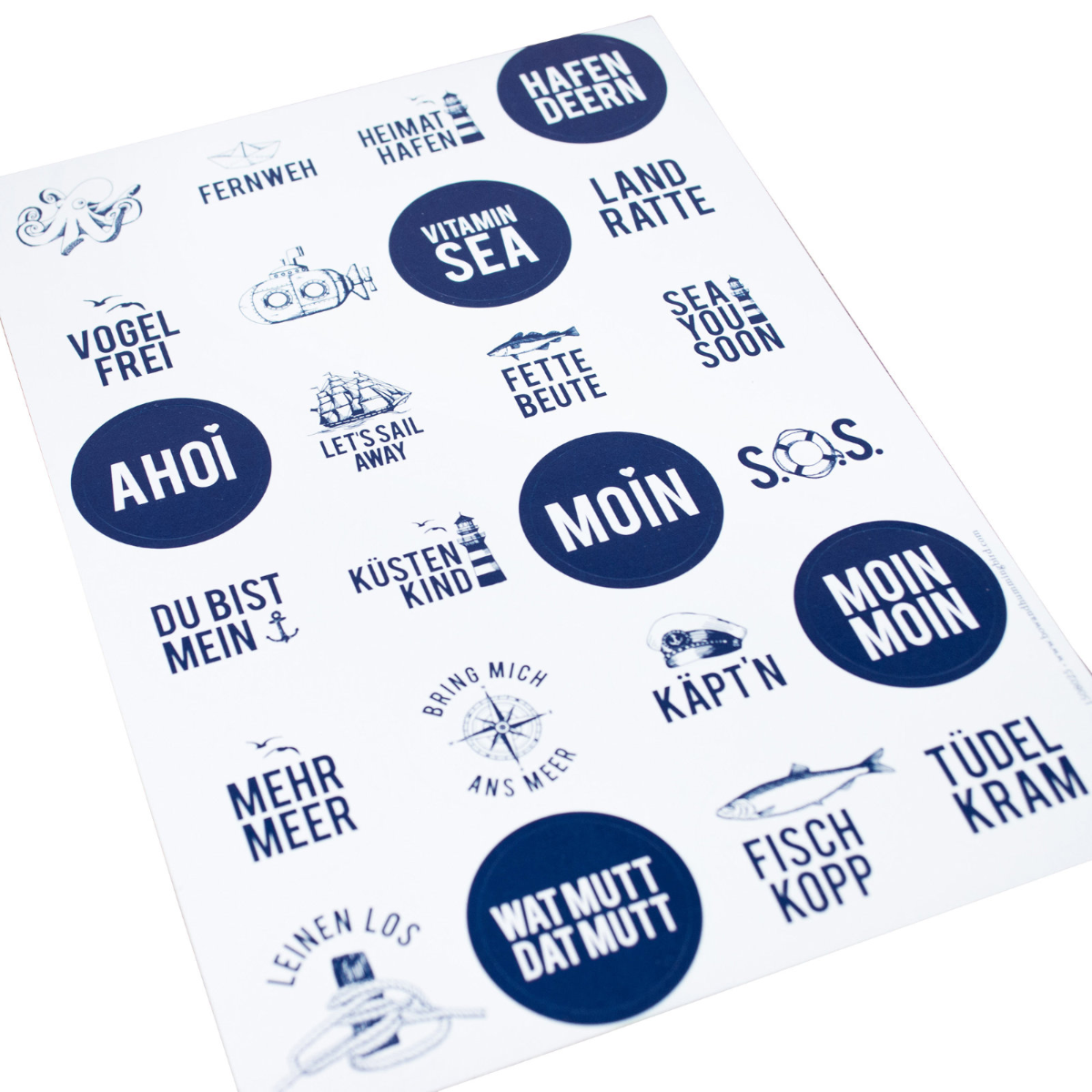 Stickerbogen - Lütte Sticker II