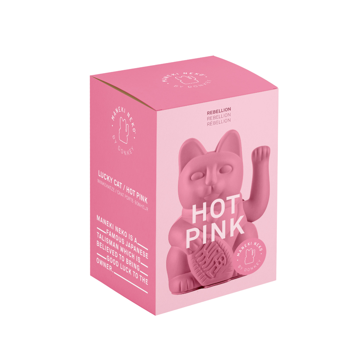 Lucky Cat Classic - Hot Pink