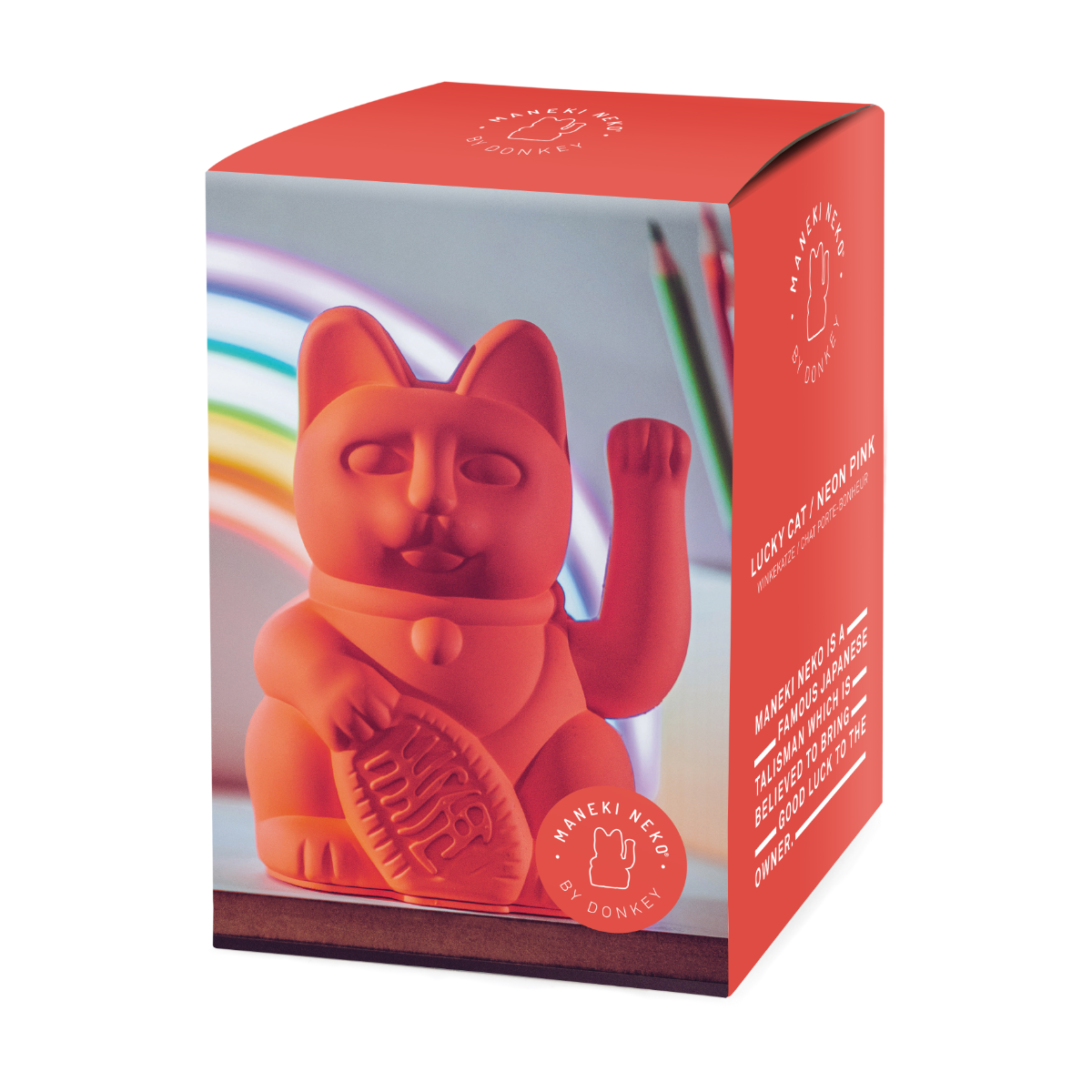 Lucky Cat Classic - Neon Orange