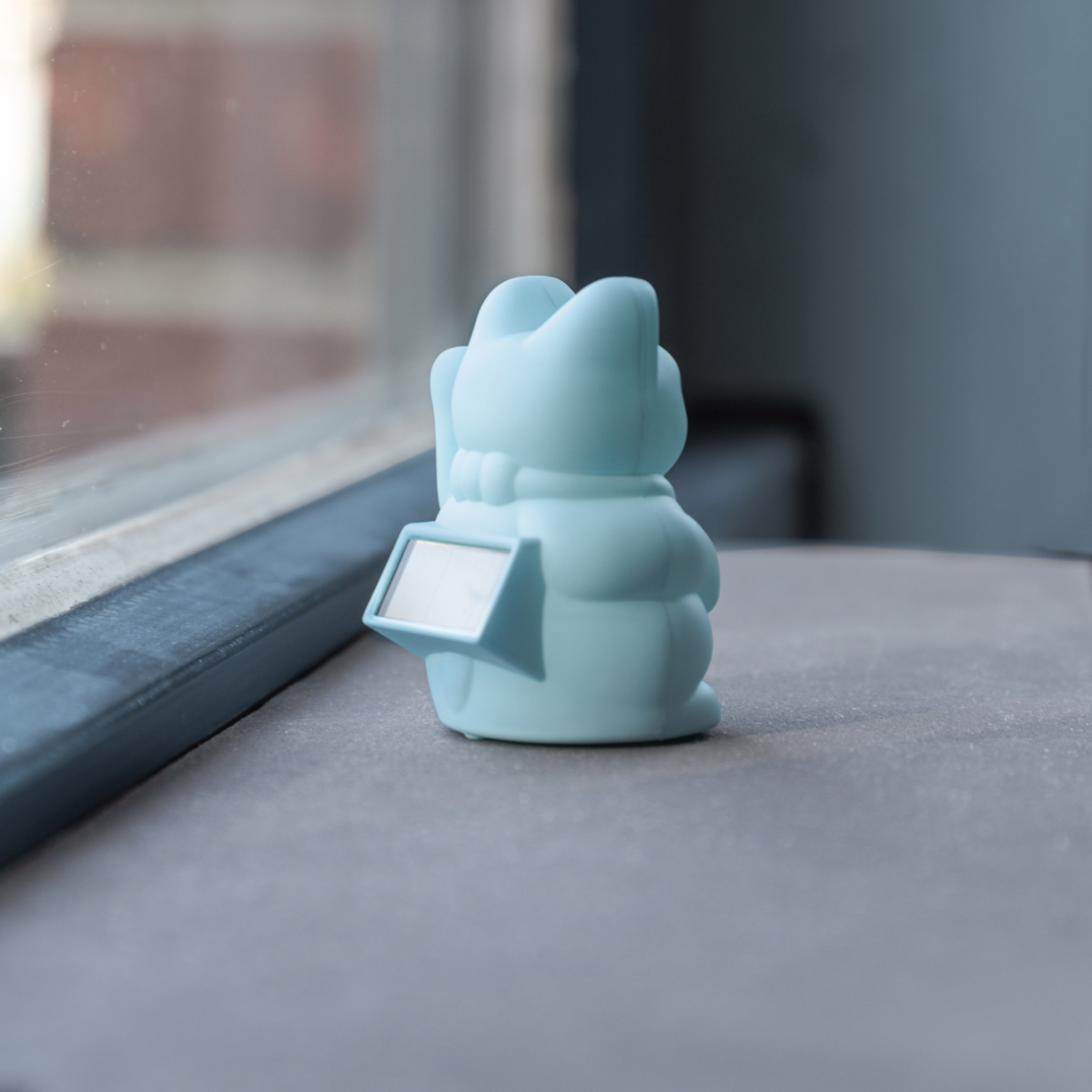 Lucky Cat Solar - Light Blue