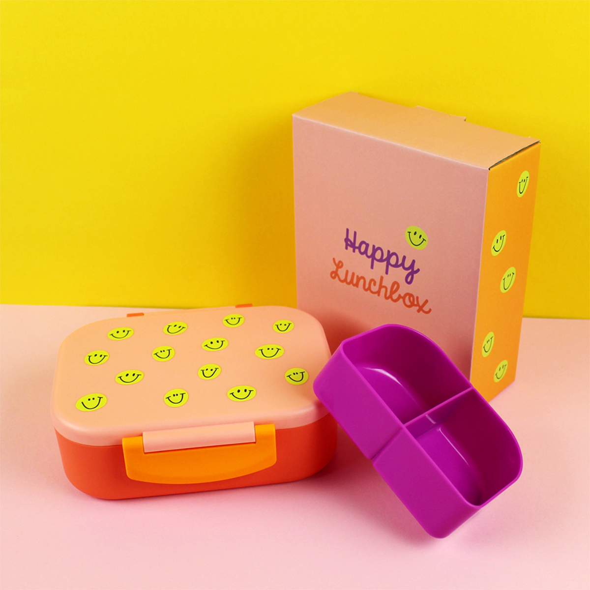 Lunchbox Smile - Rosa/Rot/Violett