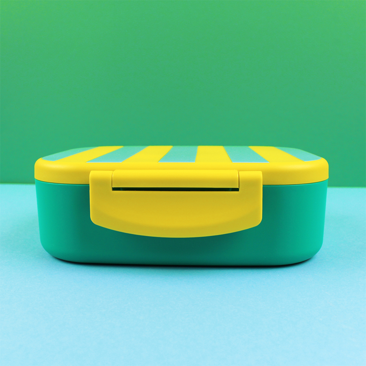 Lunchbox Stripes - Gelb/Hellblau/Grün