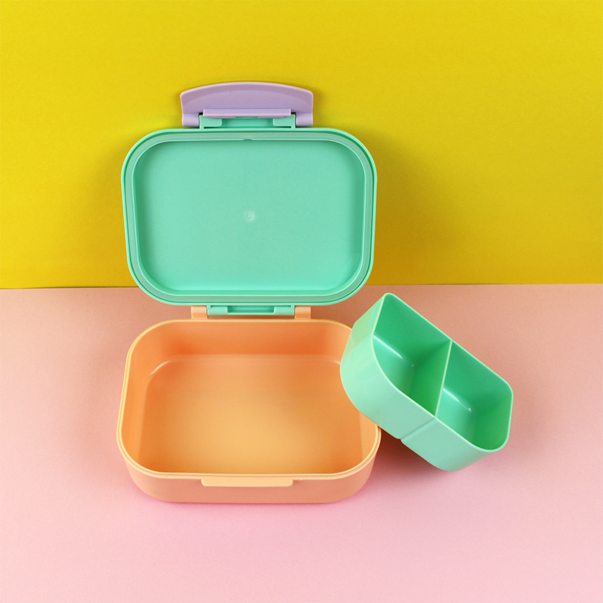 Lunchbox Stripes - Mint/Gelb/Apricot