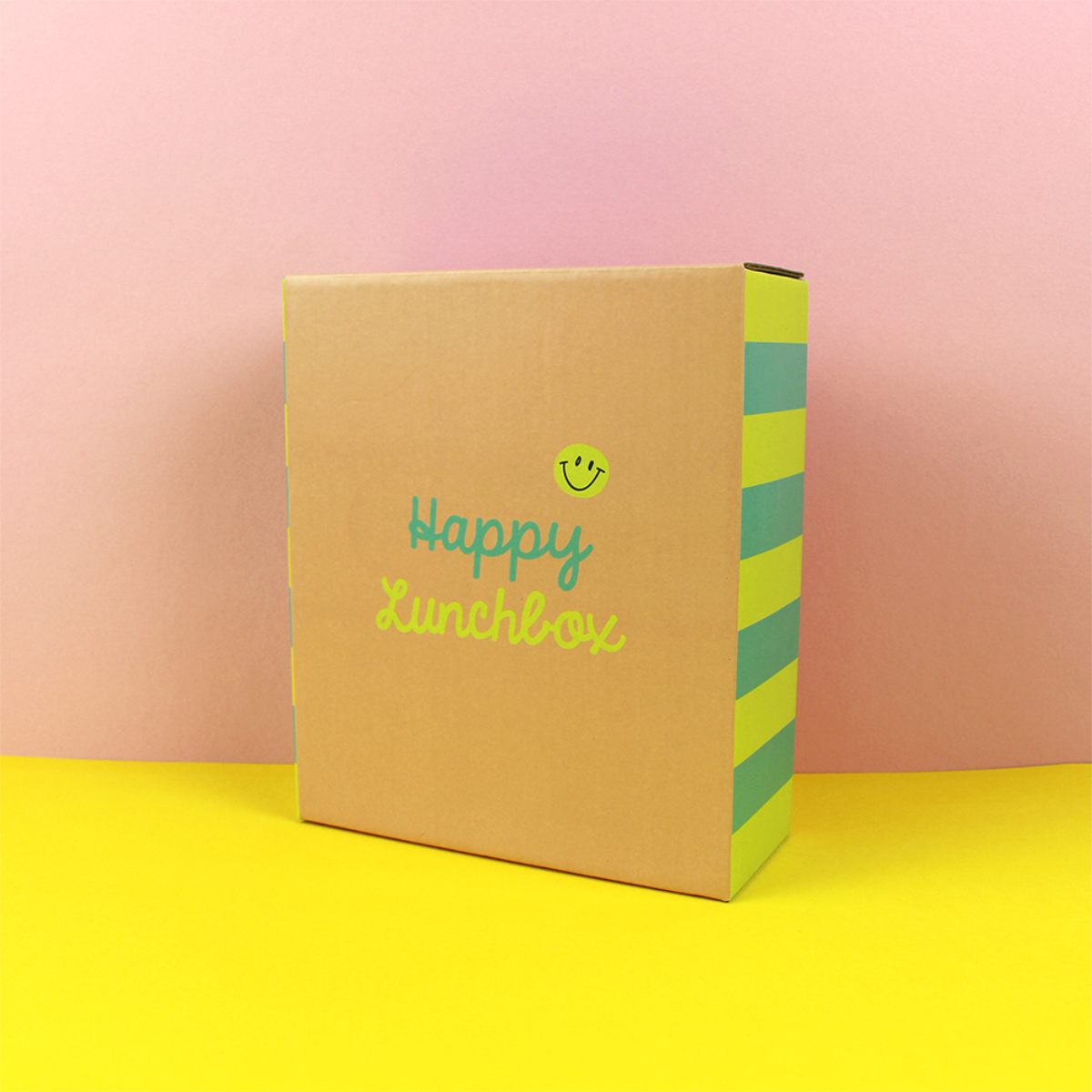 Lunchbox Stripes - Mint/Gelb/Apricot