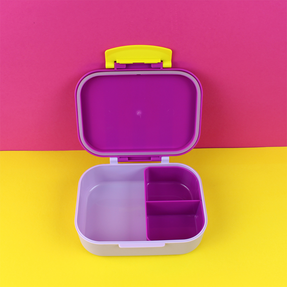 Lunchbox Stripes - Violett/Rot/Flieder