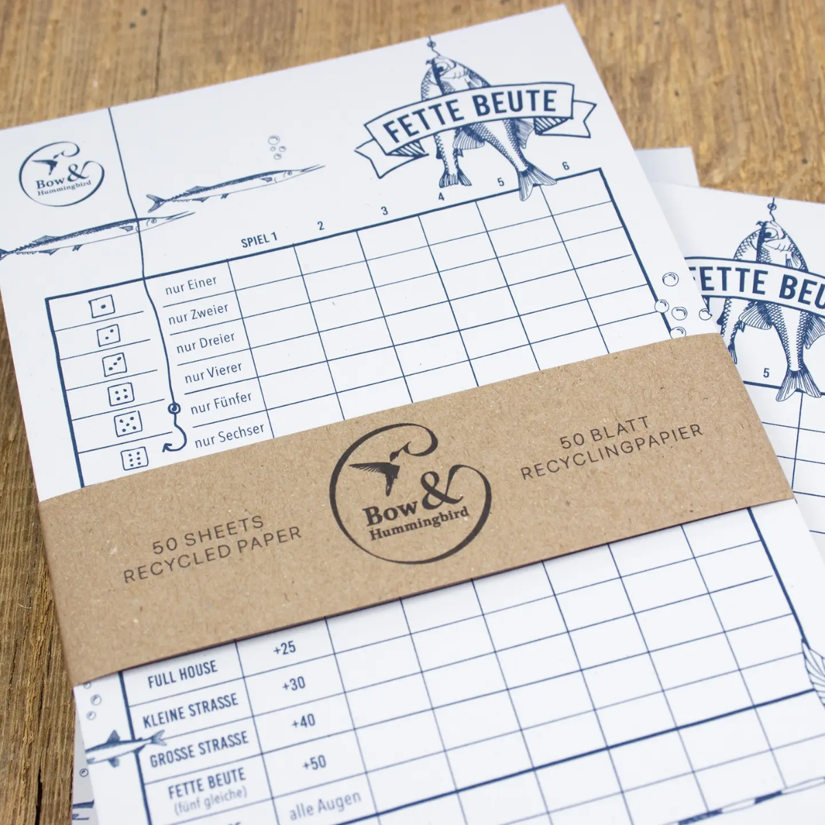Maritimer Spielblock - Fette Beute