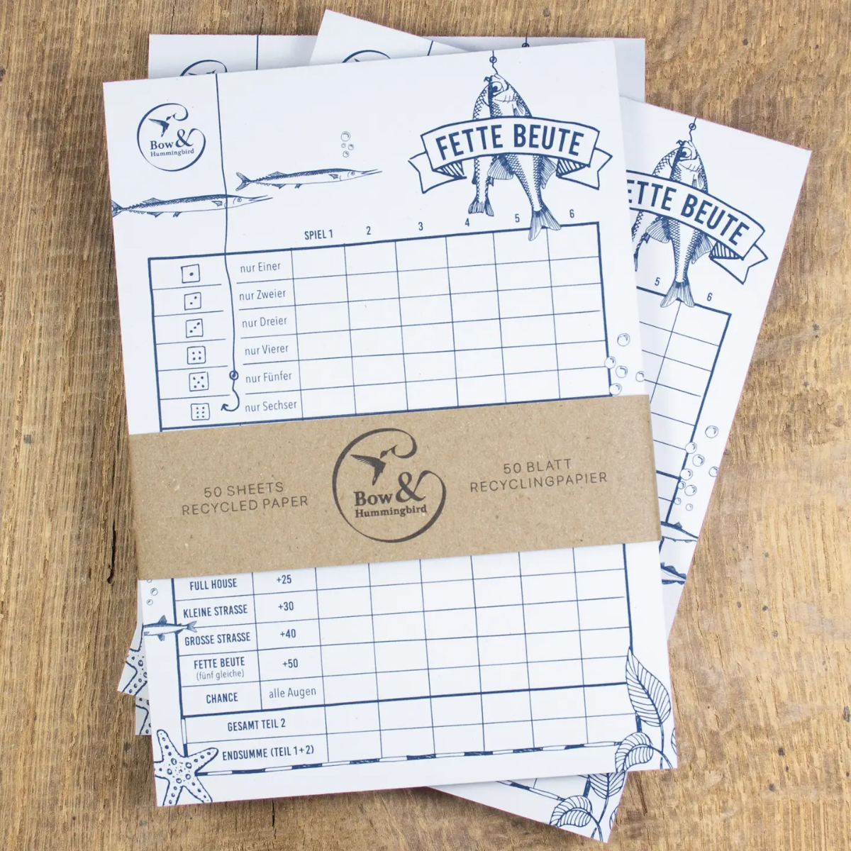 Maritimer Spielblock - Fette Beute