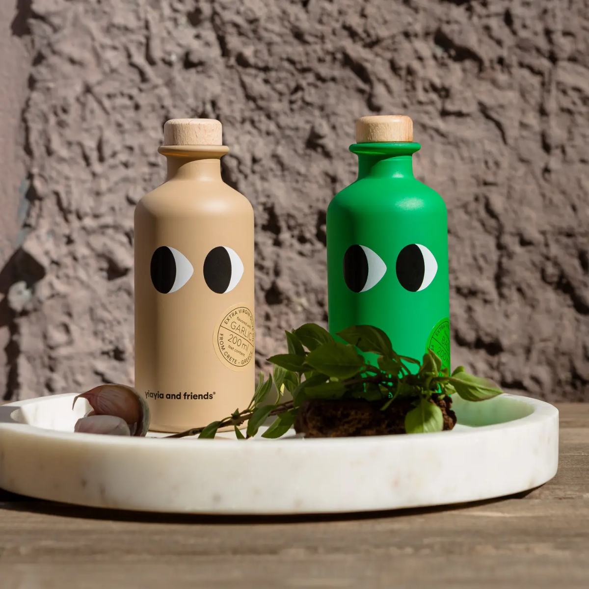 Extra nativ Olivenöl 200 ml - mit Knoblauch