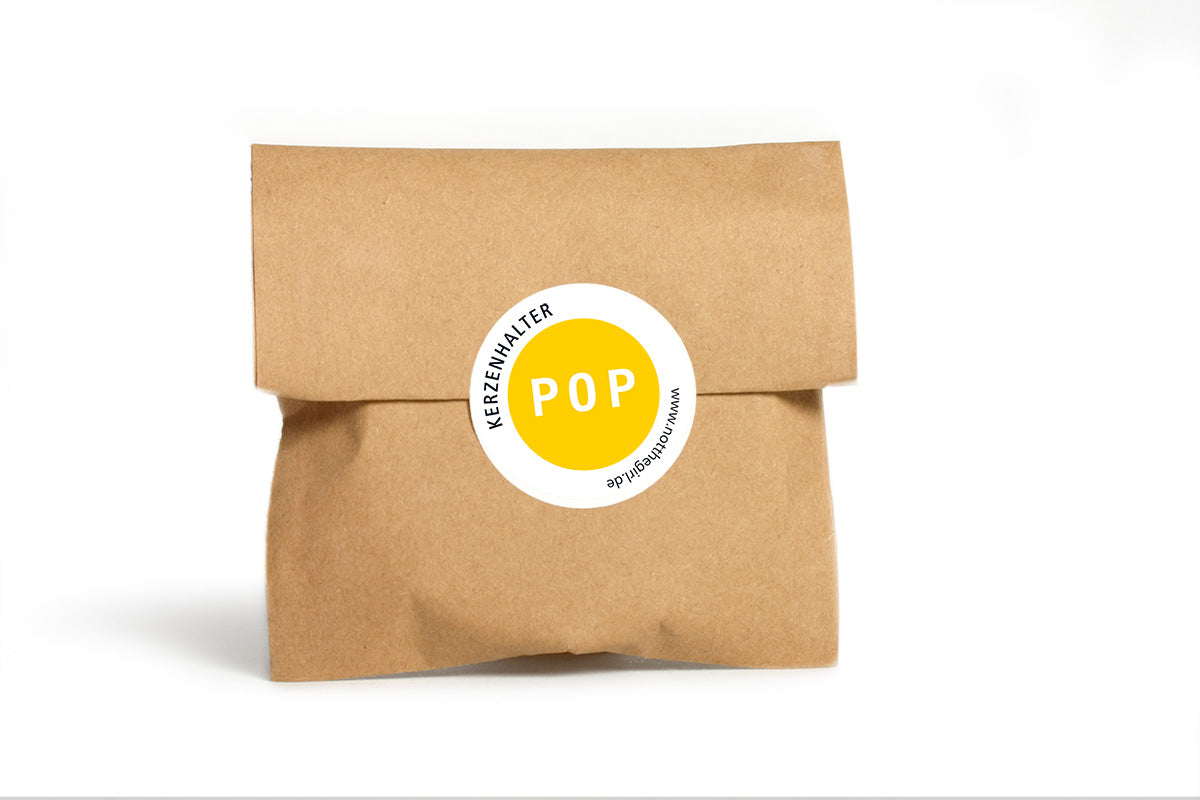 Kerzenhalter POP gelb - not the girl who misses much