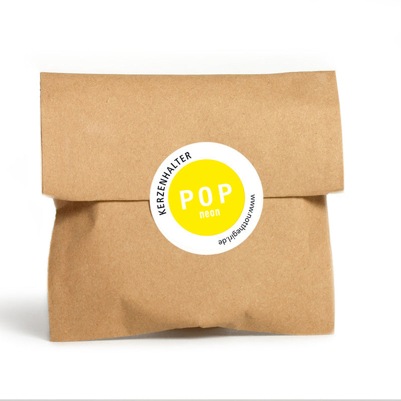 Kerzenhalter POP Neongelb - not the girl who misses much